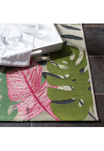 Sole Flamingo Tropical Picture Rug