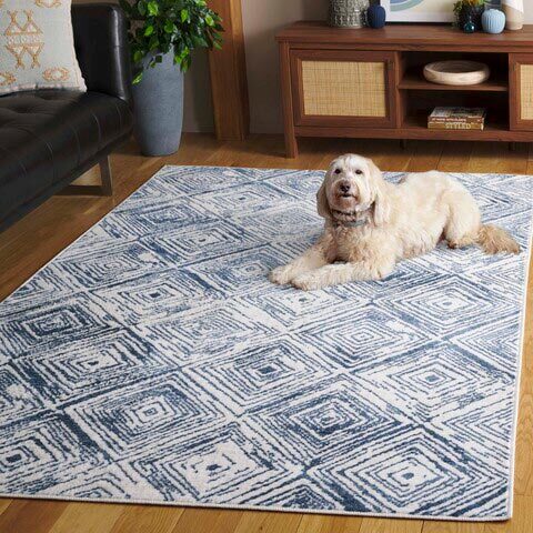 Alfa Diamond Geometric Rug