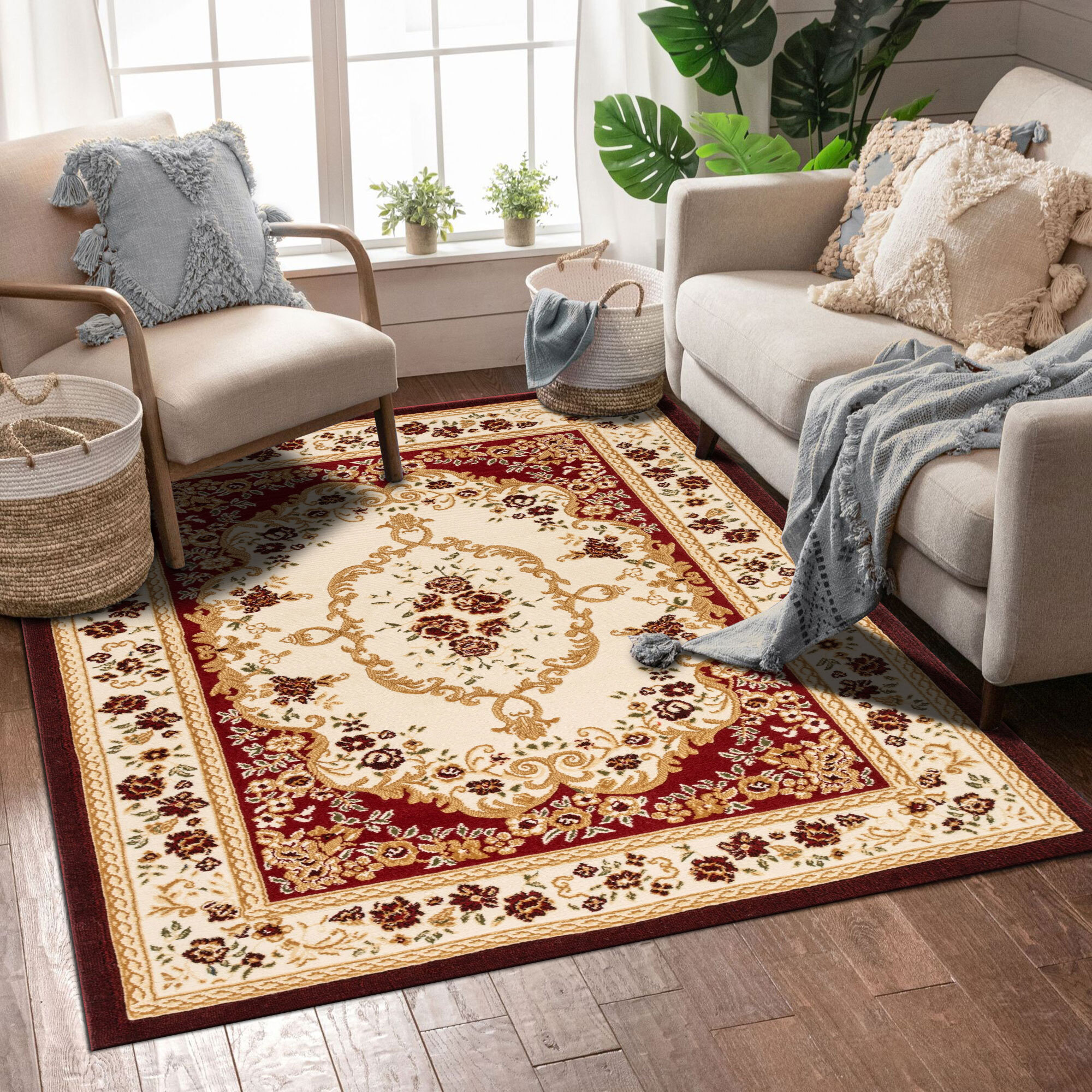 Americo Floral Medallion Rug