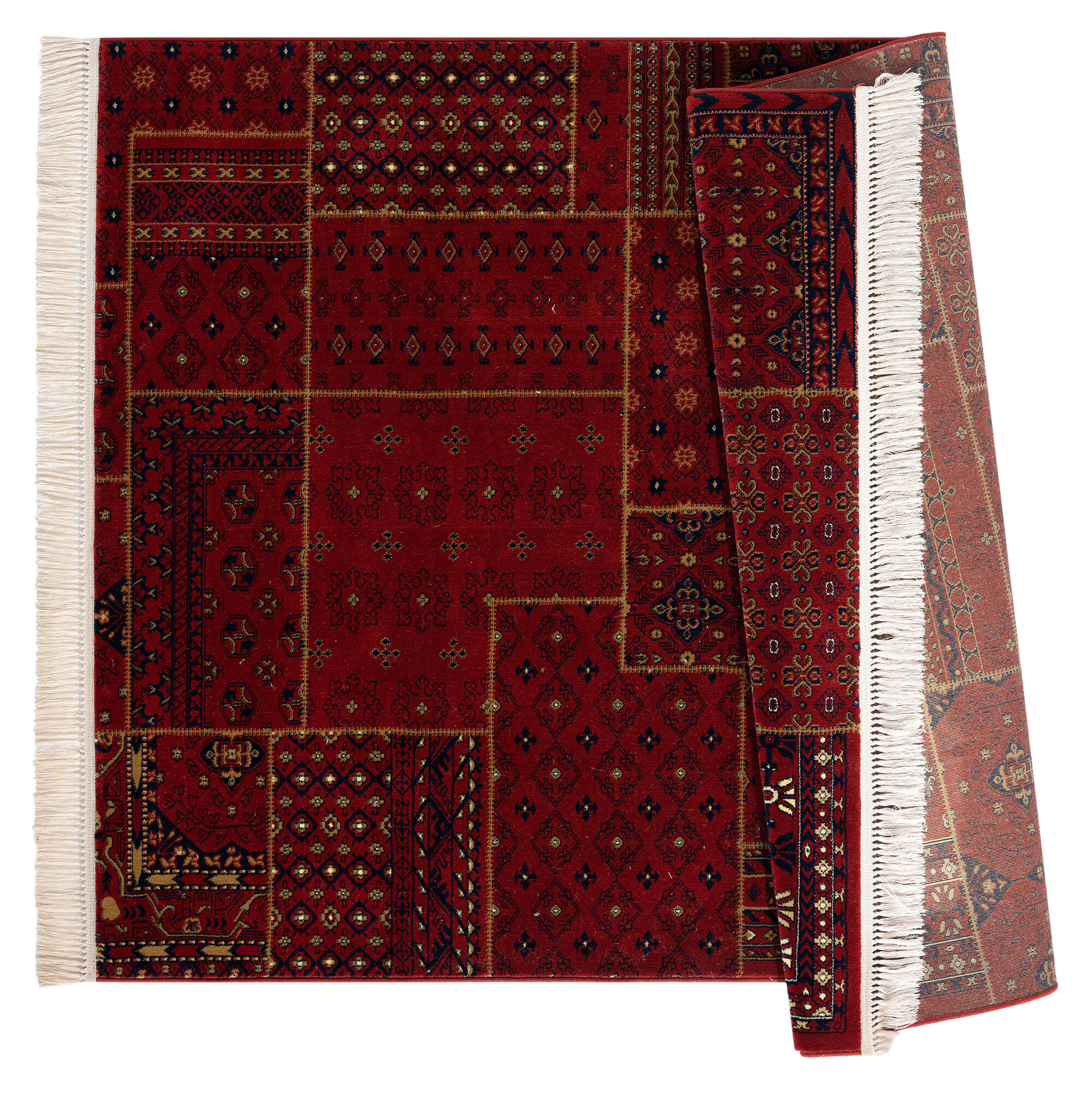 Turkomen Classic Patchwork Rug