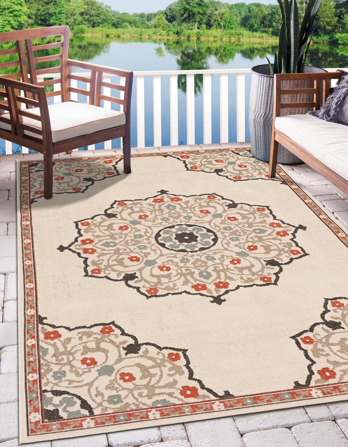 Ambient Floral Medallion Rug