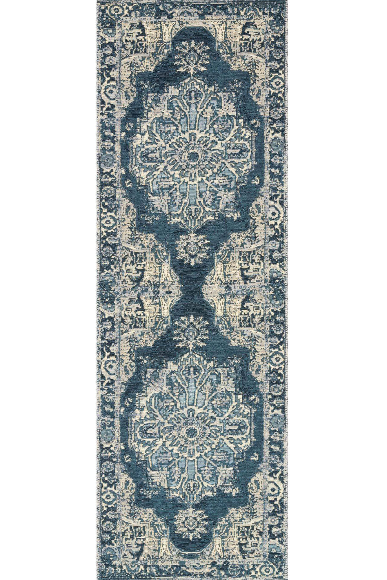 Aperto Blue Medallion Rug