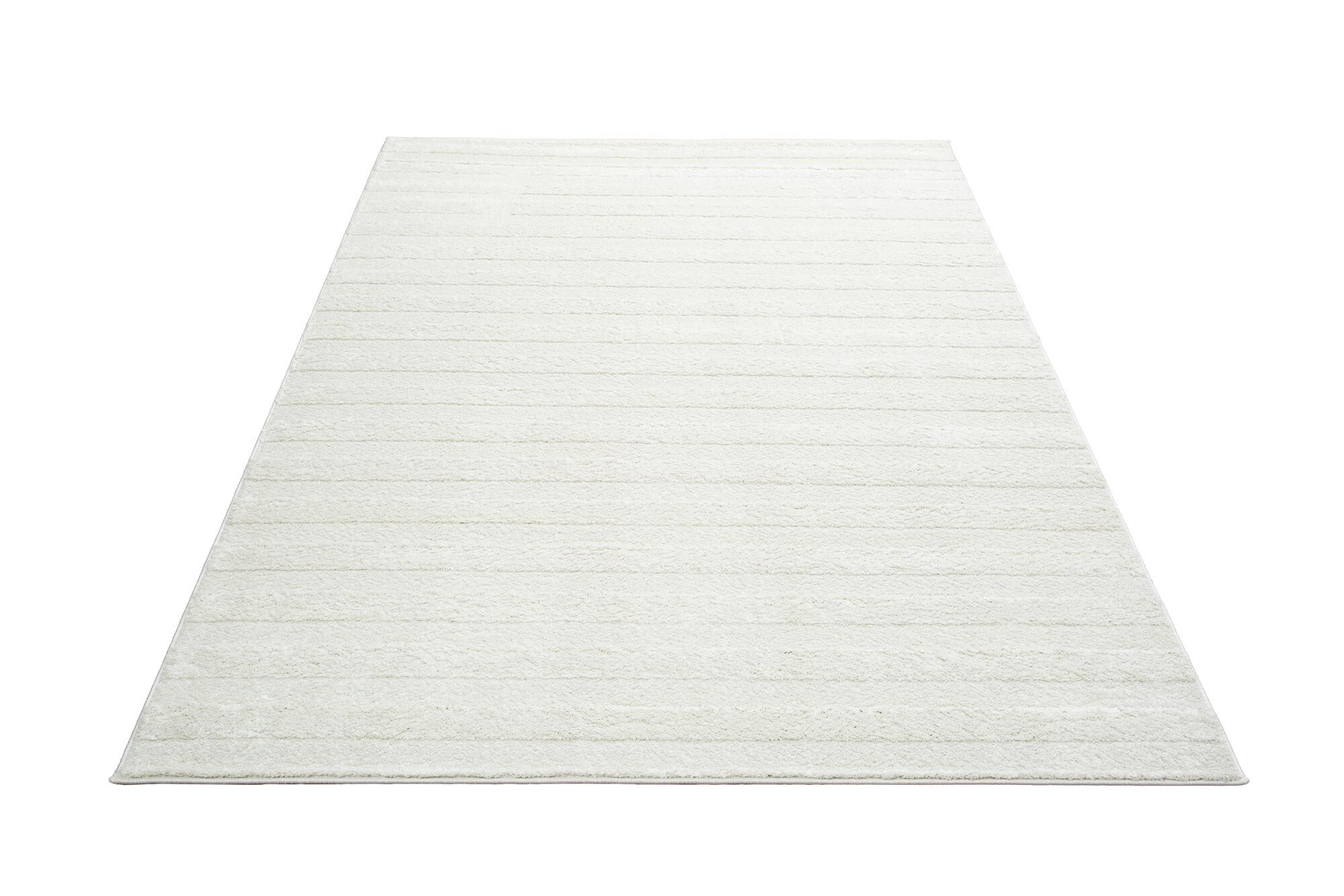 Austin Plain Ivory Striped Rug