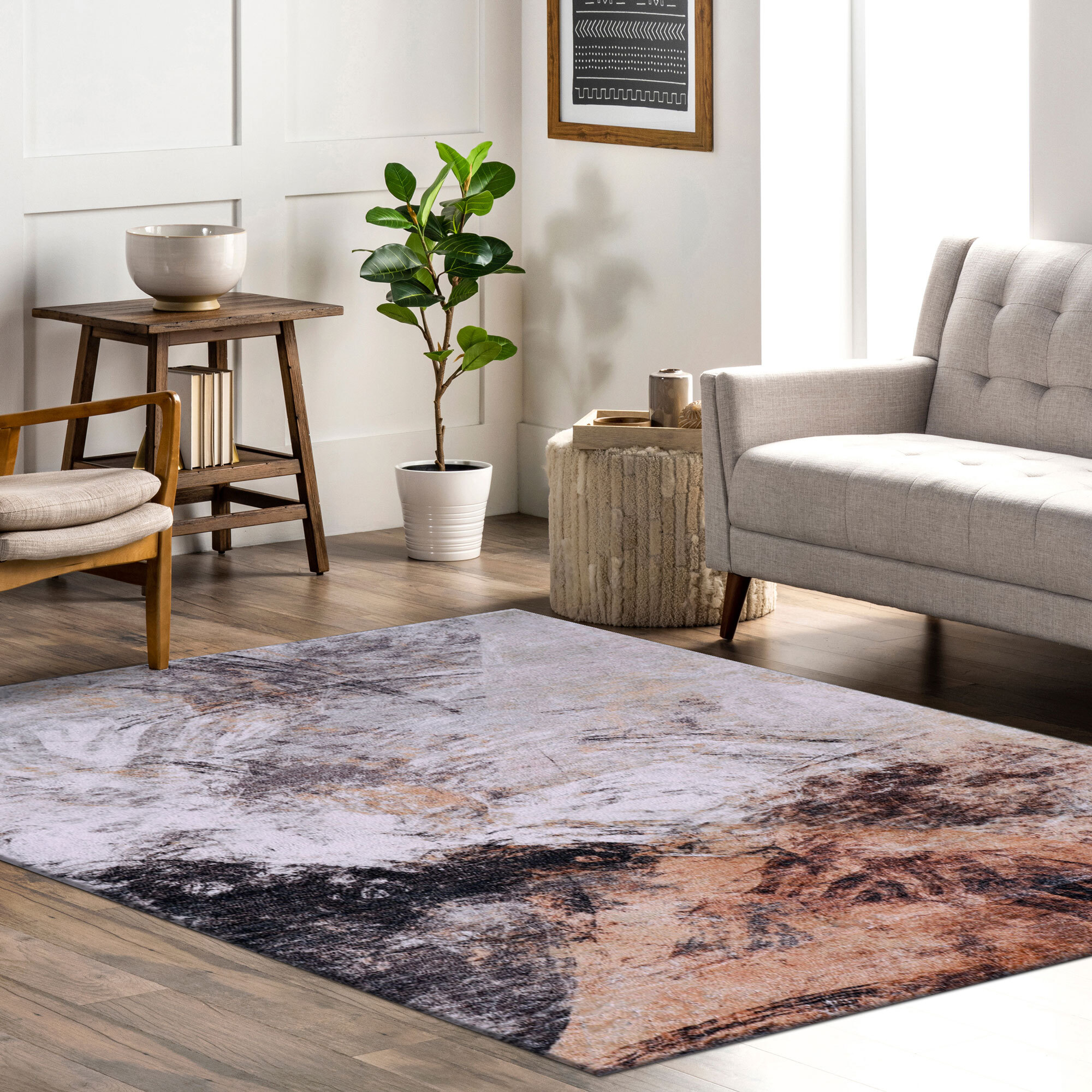 Cato Contemporary Abstract Rug