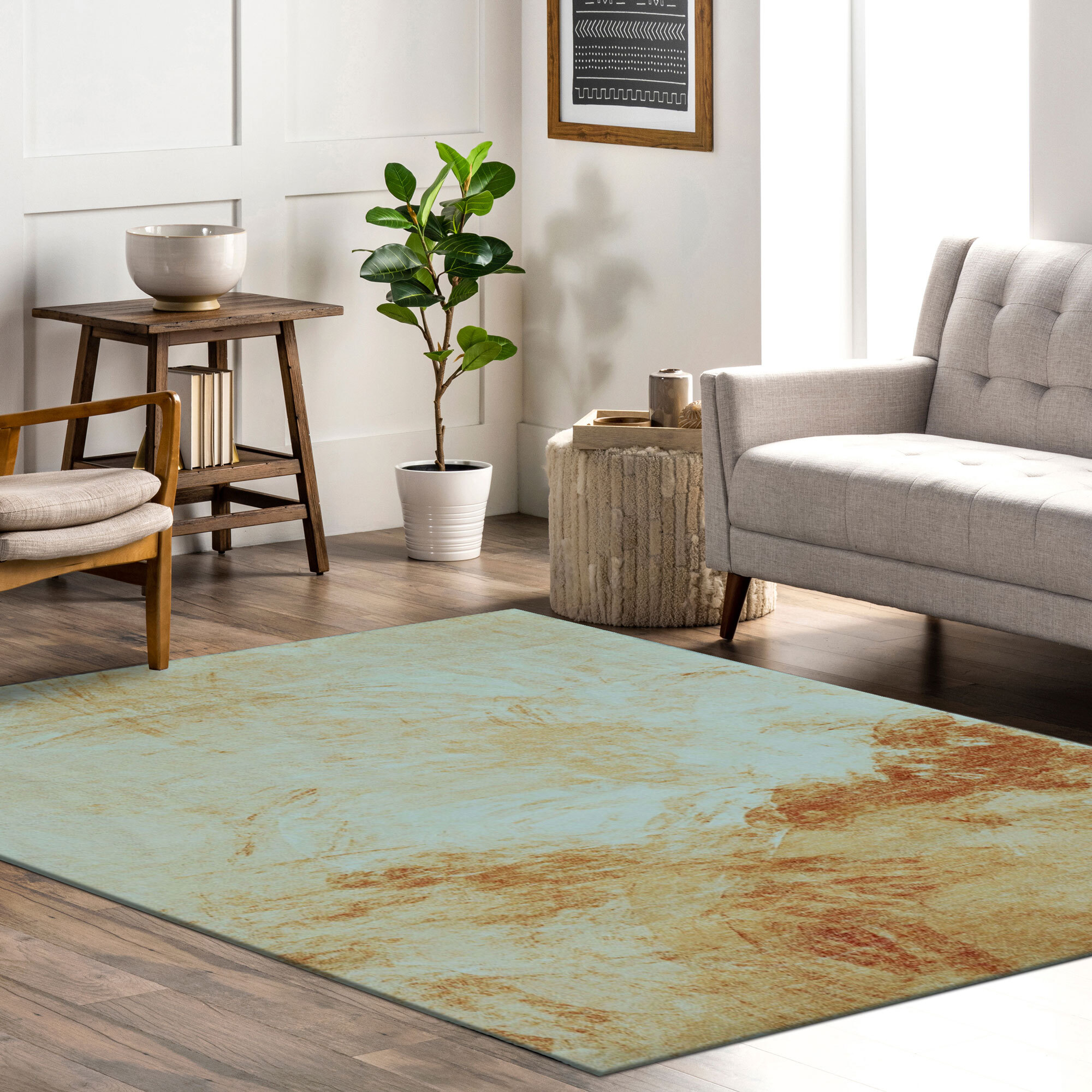 Cato Contemporary Abstract Rug