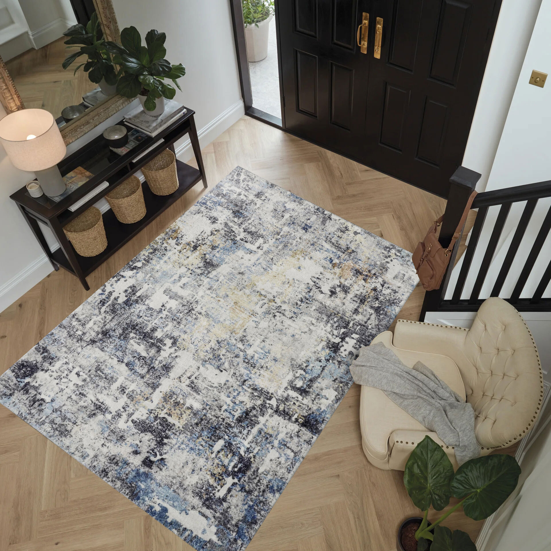 Cato Contemporary Abstract Rug