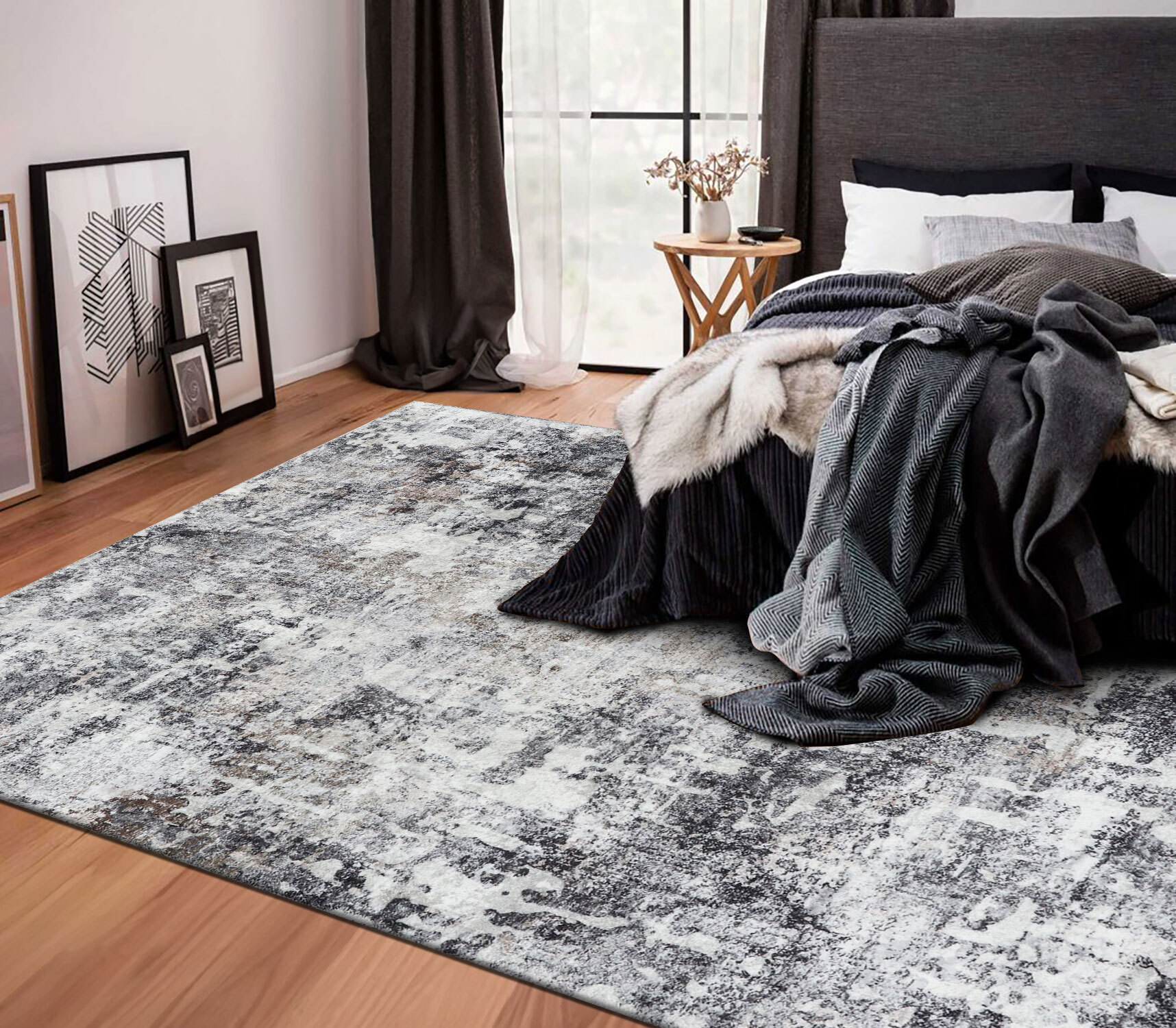 Cato Contemporary Abstract Rug