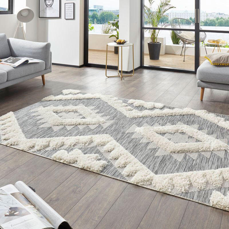 Evan Diamond Multi Textured Rug