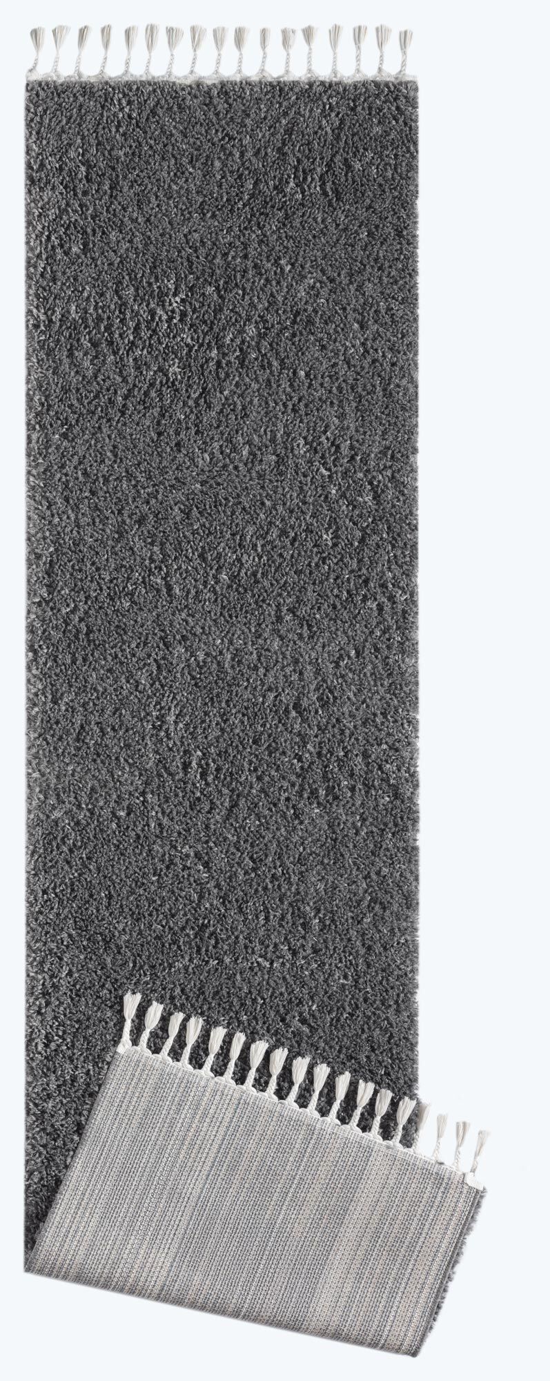 Joey Plain Anthracite Shaggy Rug