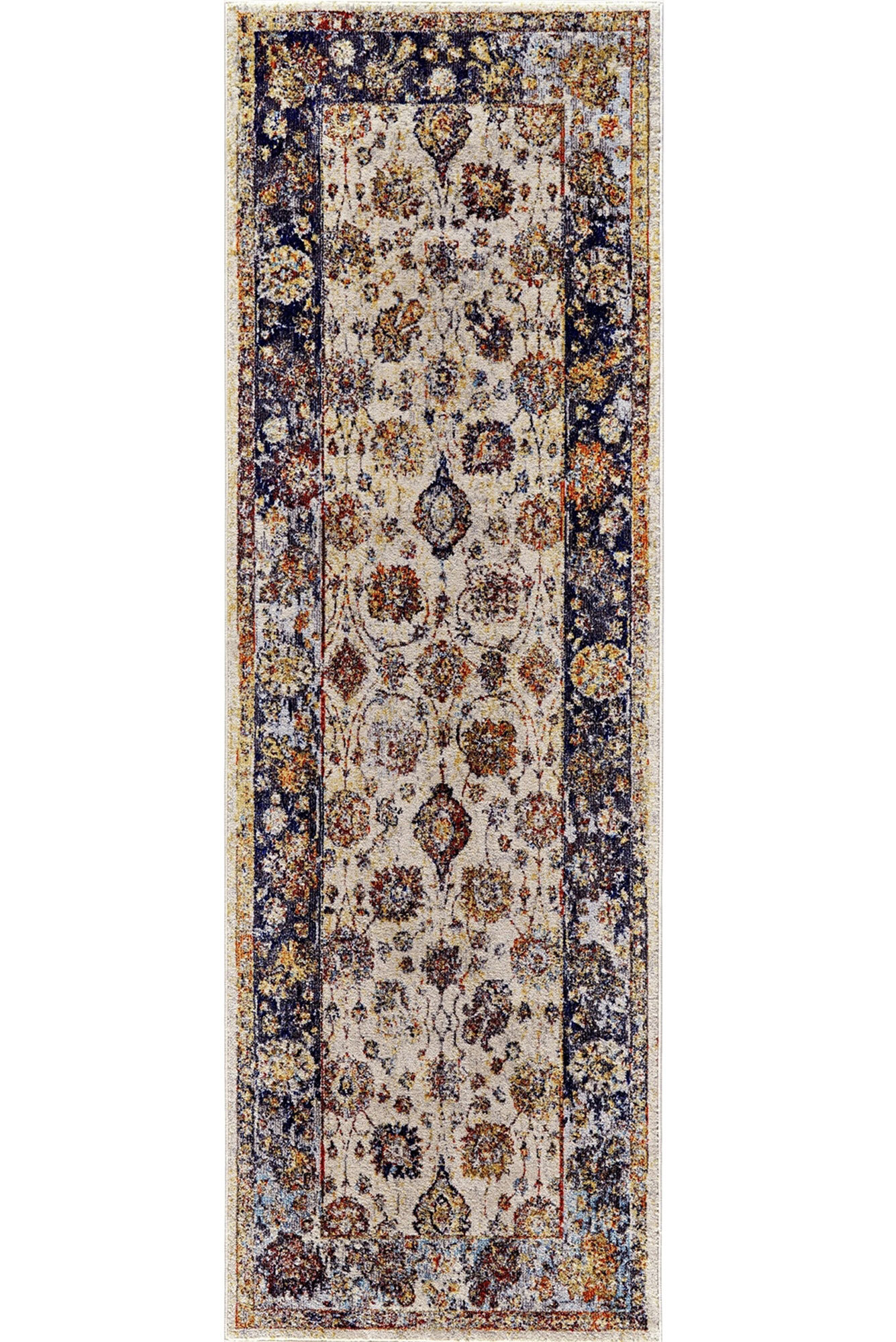 Lester Classic Floral Overdyed Rug