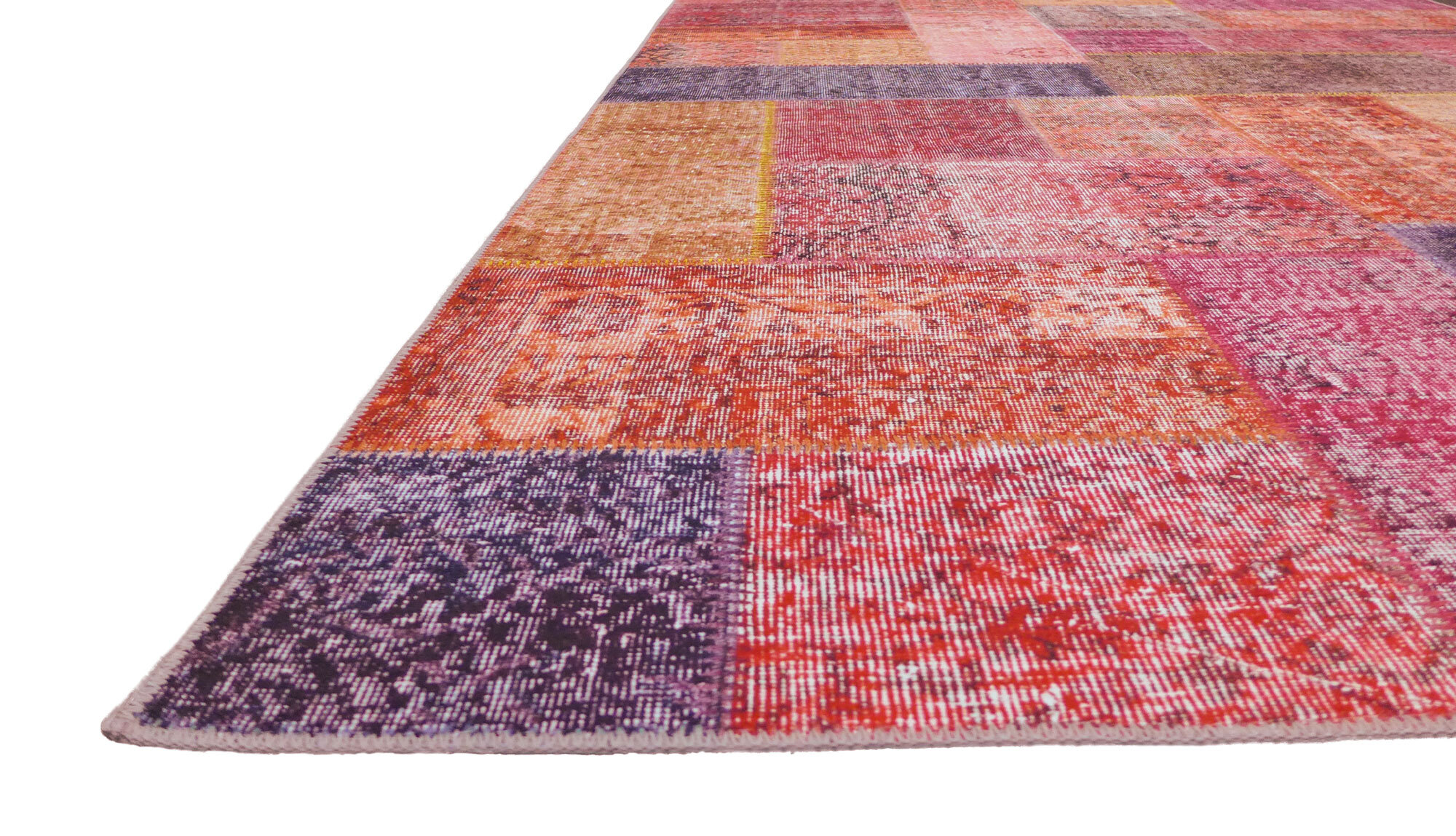 Noble Traditional Patchwork Rug 