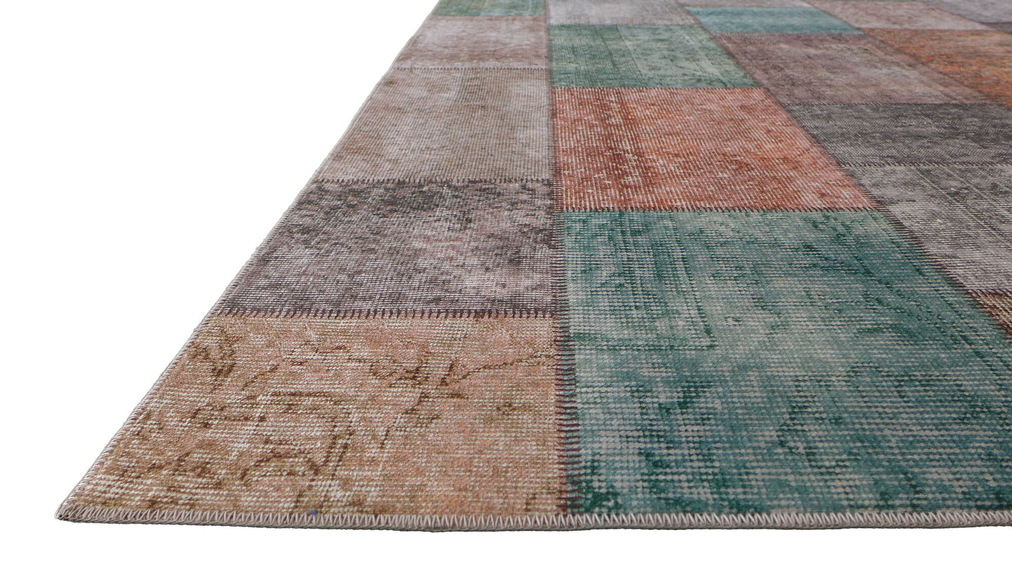 Noble Traditional Patchwork Rug 