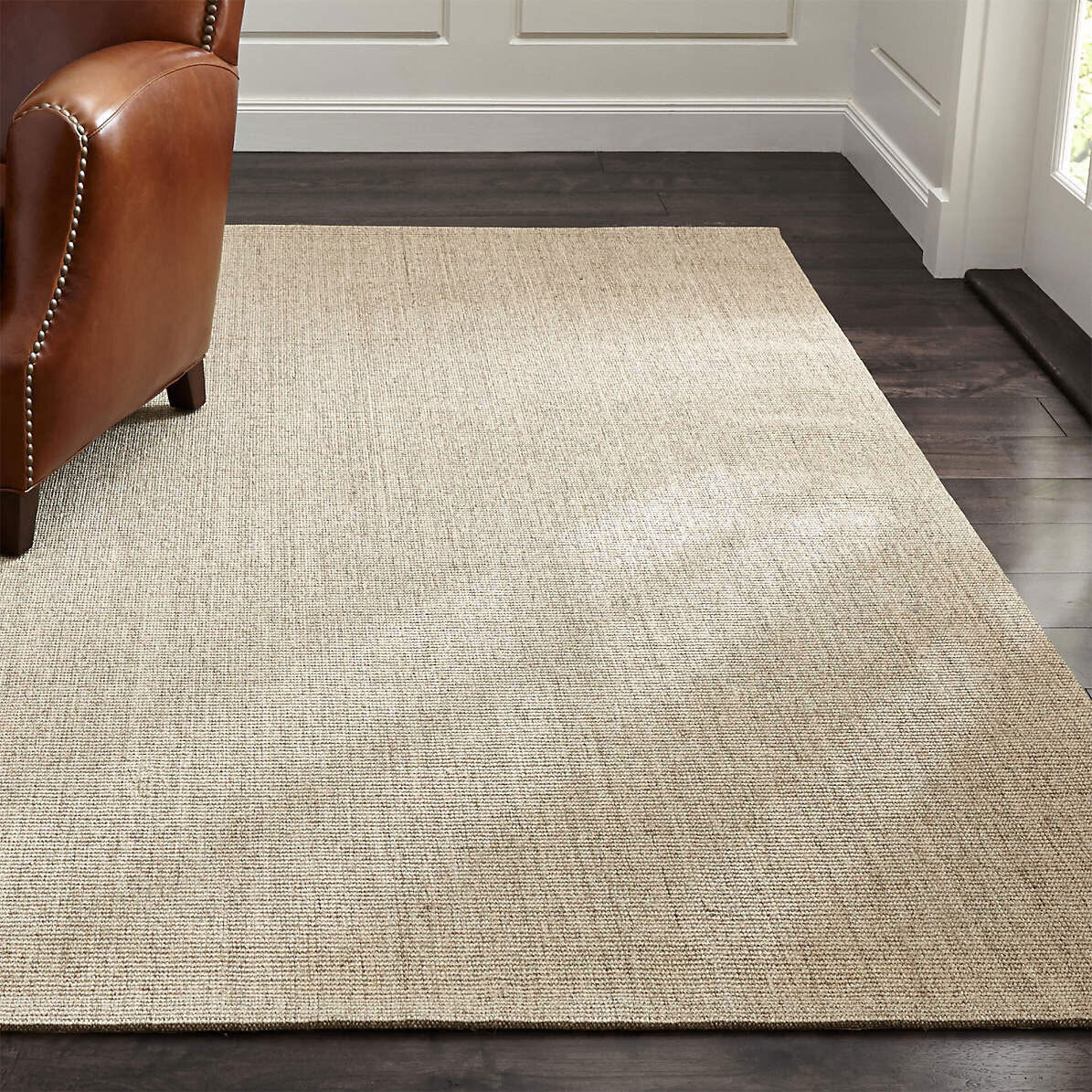 Sisal Rubber Back Flatweave Rug