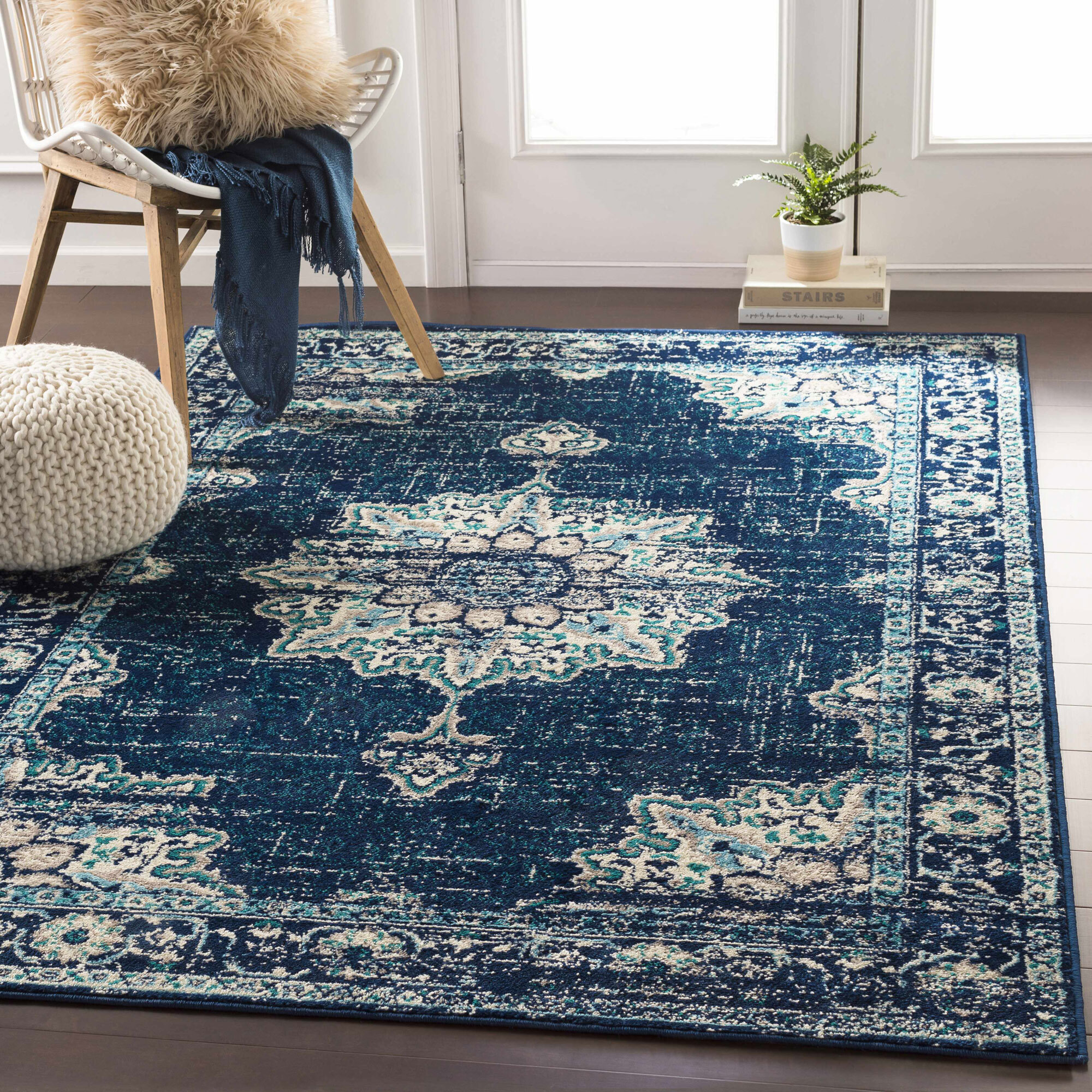 Space Traditional Medallion Rug