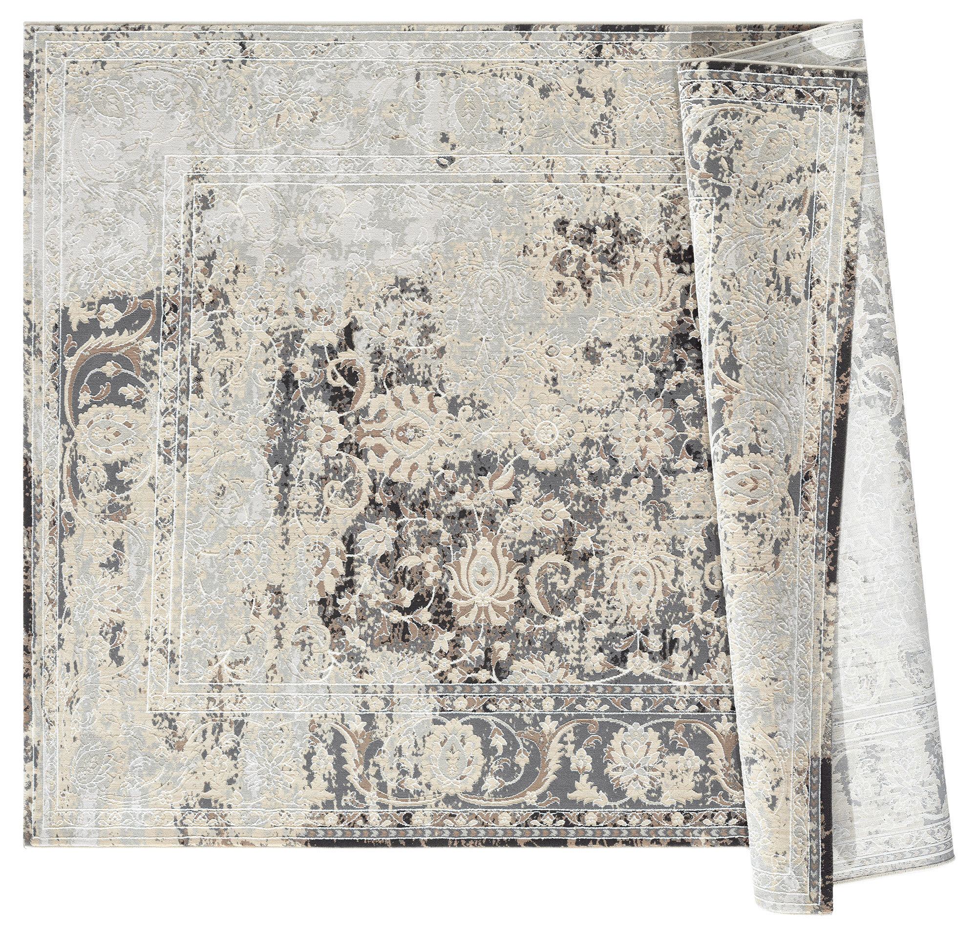 Seve Contemporary Floral Rug