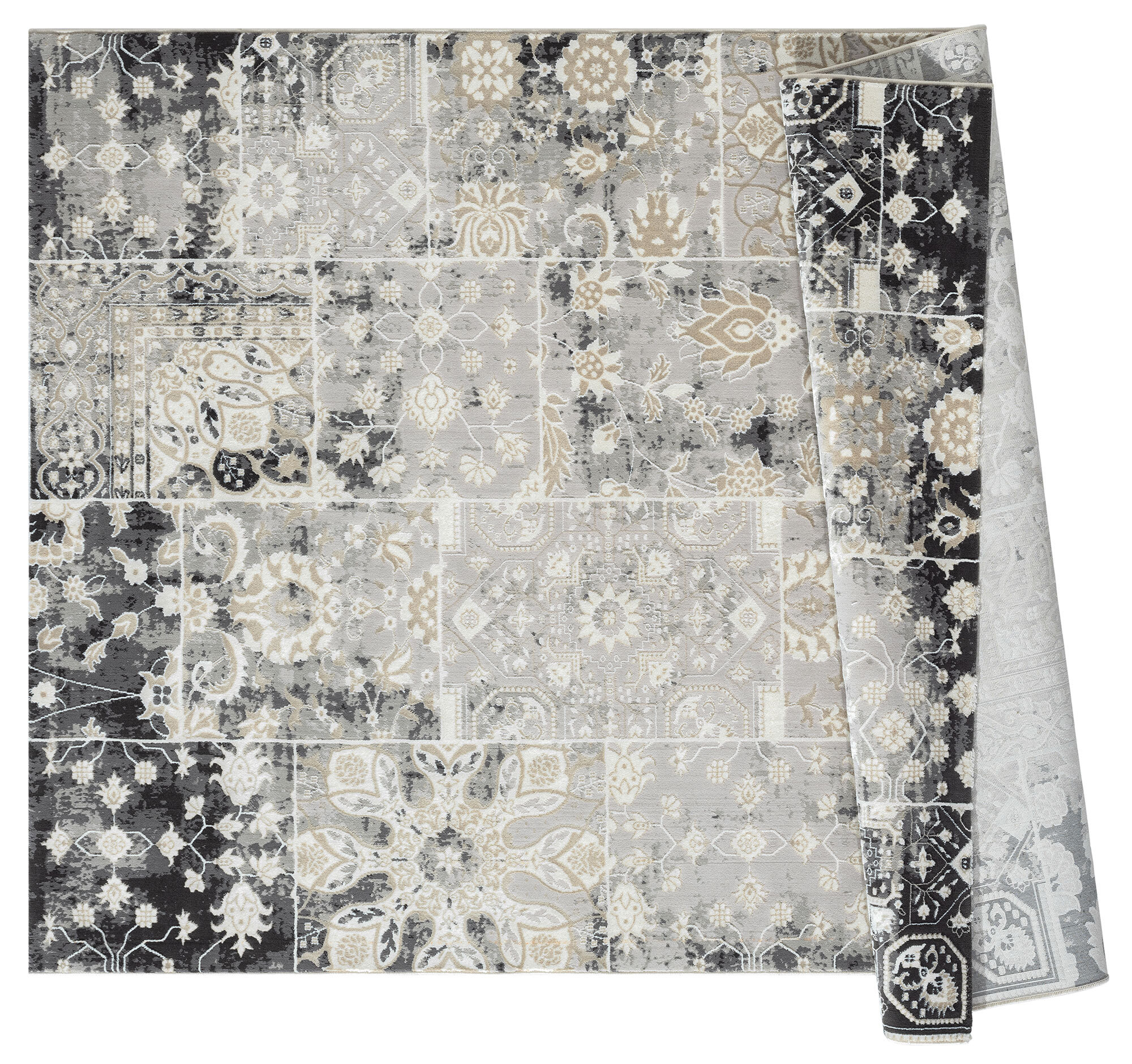 Seve Contemporary Floral Rug