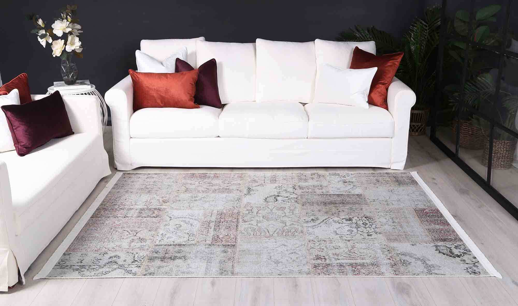 Victoria Washable Patchwork Rug