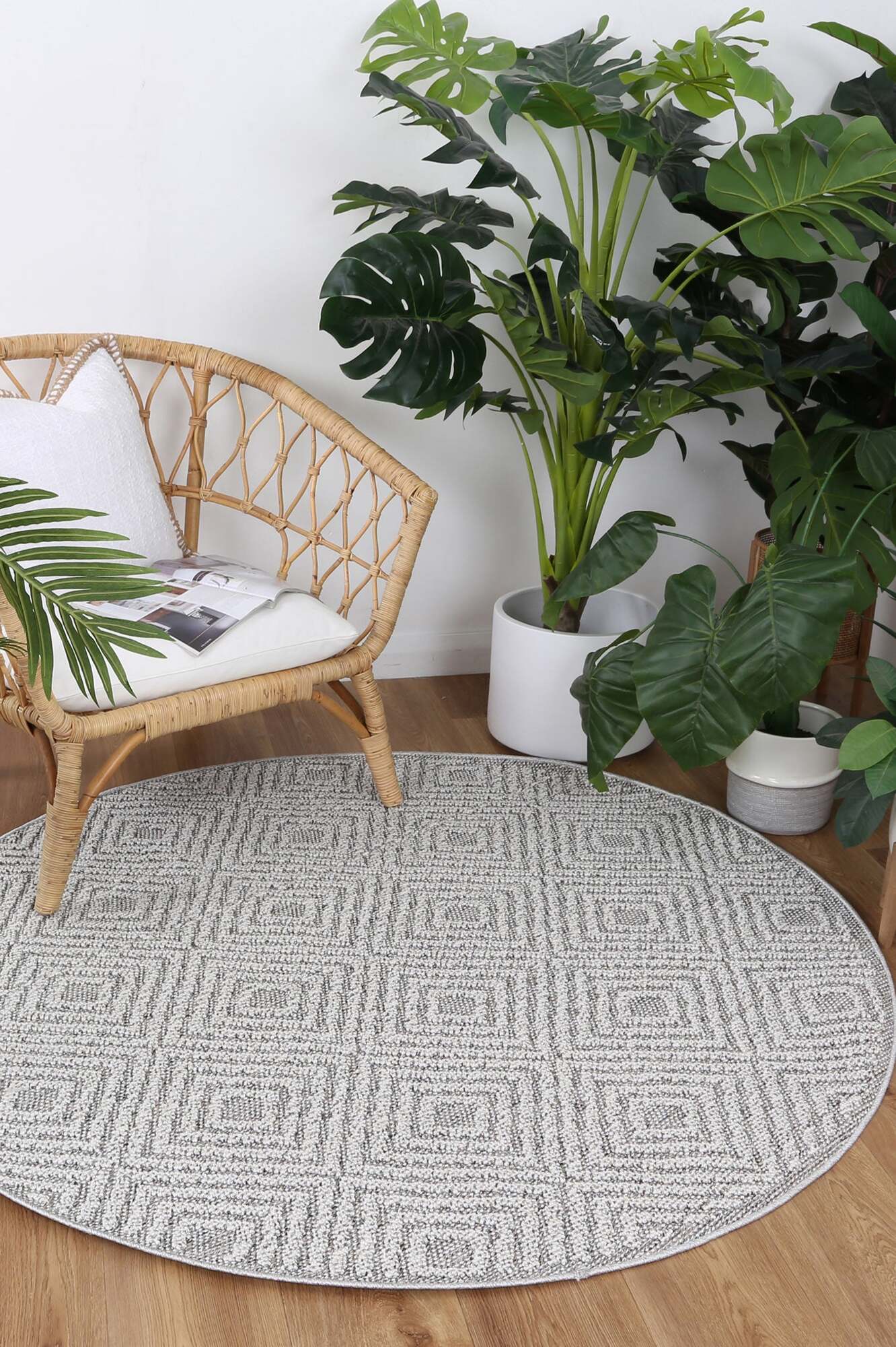 Viva Geometric Flatweave Rug