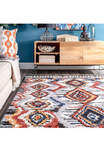 Amara Geometric Moroccan Rug