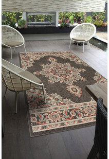 Ambient Brown Medallion Rug