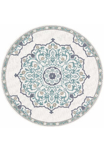 Ambient Ivory Floral Outdoor Rug