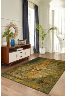 Aperto Transitional Green Rug