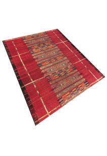 Aperto Red Tribal Pattern Rug