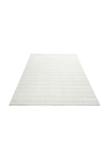 Austin Plain Ivory Striped Rug