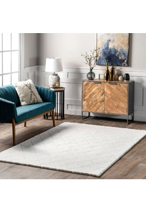 Jessa Washable Trellis Rug