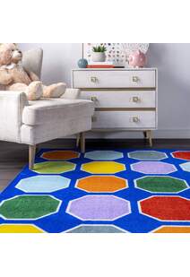 Kids Octagonal Shapes Rug