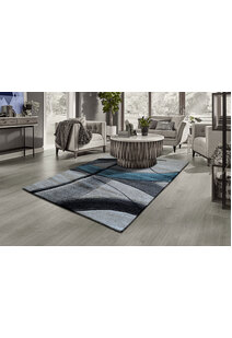 Lucia Modern Blue Abstract Rug