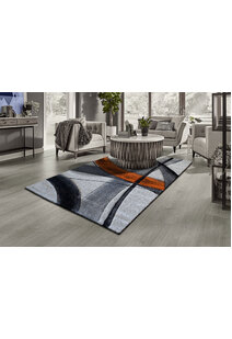 Lucia Orange Modern Abstract Rug