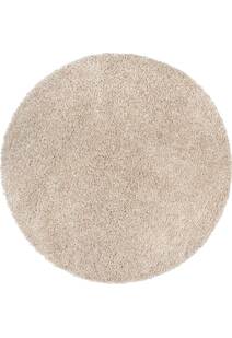 Luis Plain Beige Shaggy Rug