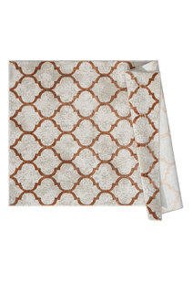 Loren Orange Moroccan Trellis Rug