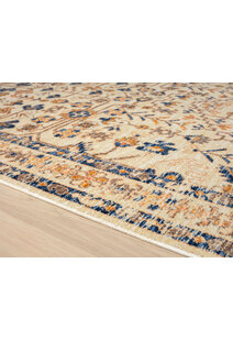 Opal Traditional Floral Border Rug