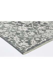 Ryan Grey Transitional Floral Rug