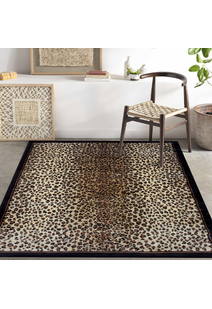 Safari Leopard Animal Print Rug