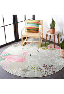 Sole Flamingo Tropical Picture Rug