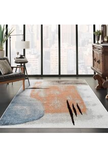 Vivid Contemporary Abstract Rug