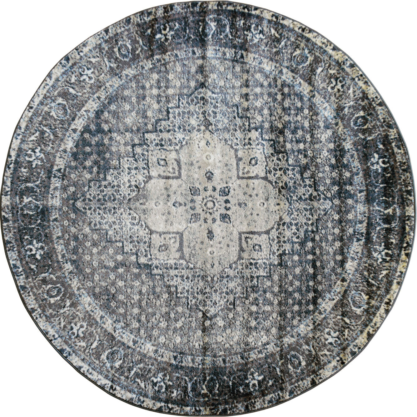 Ugo Overdyed Medallion Rug