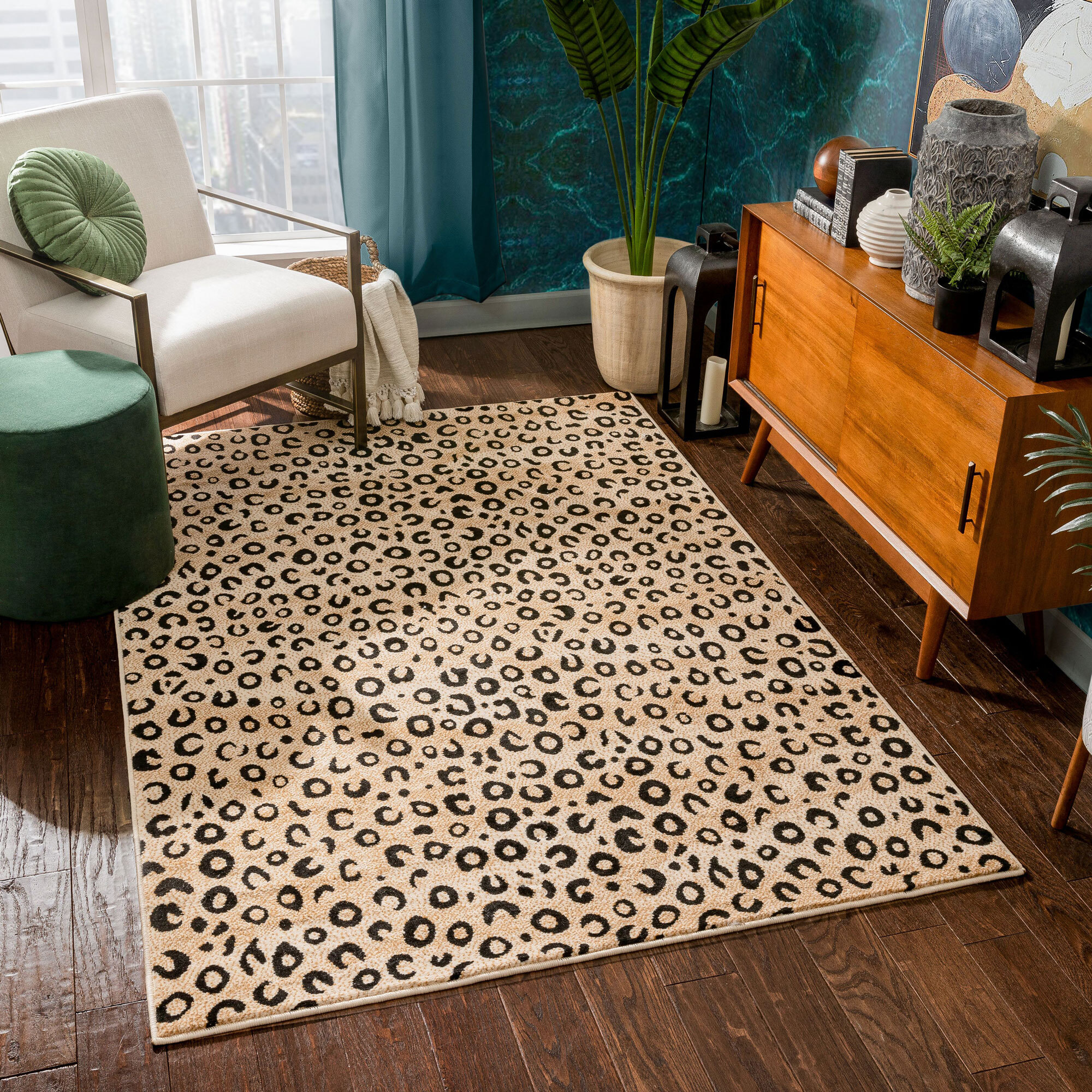 Atlanta Safari Animal Leopard Rug