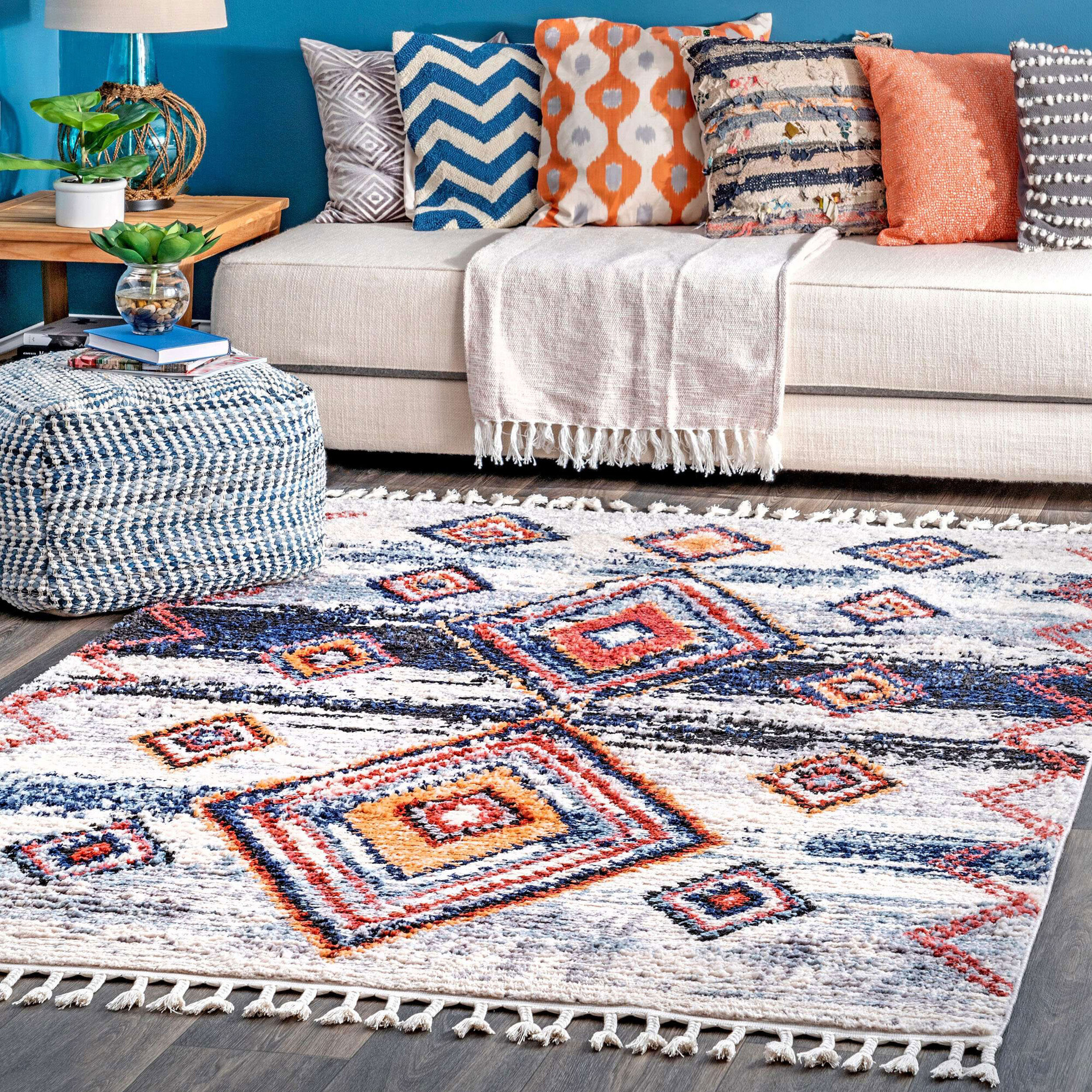 Amara Diamond Moroccan Rug