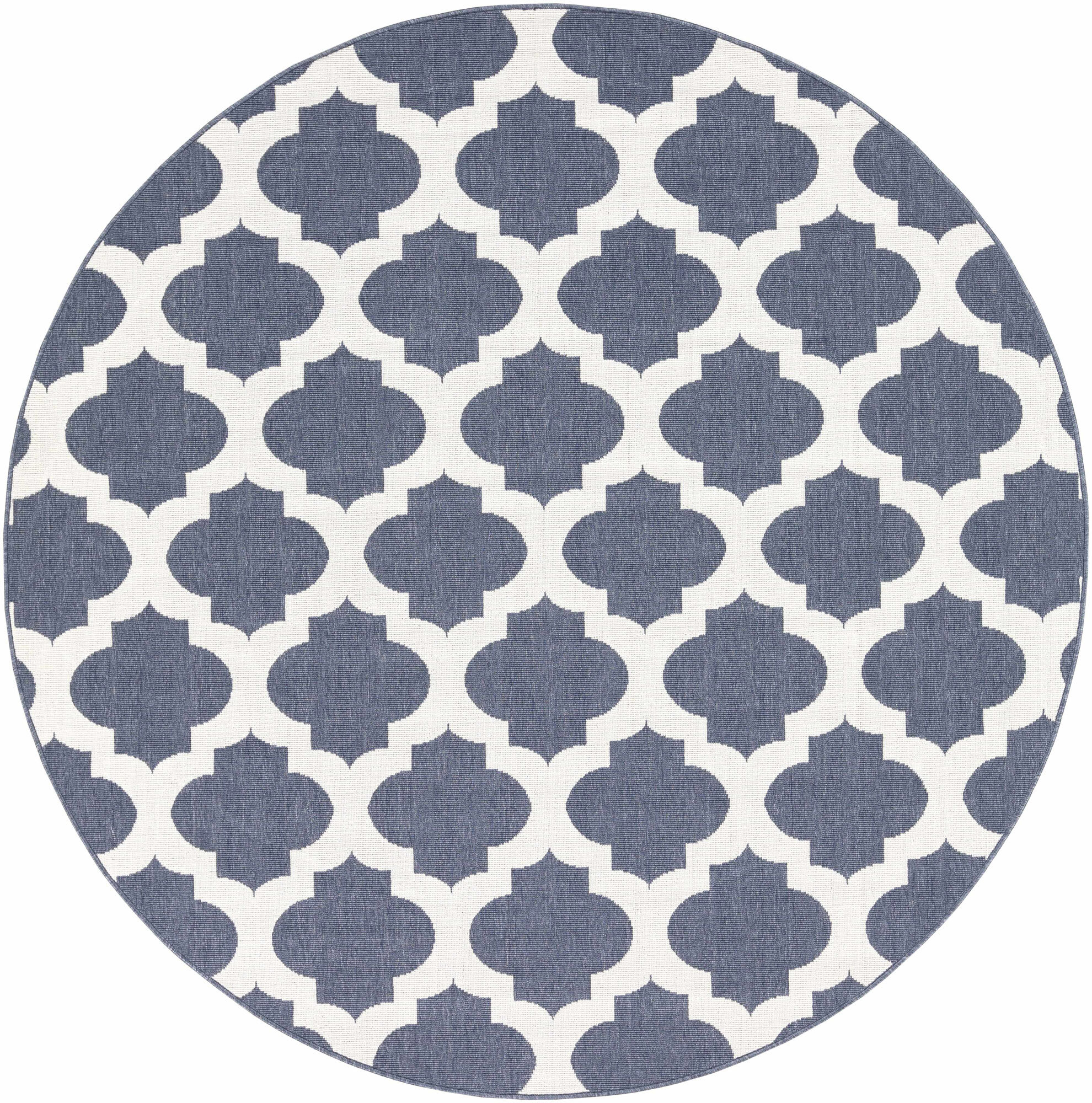 Ambient Blue Outdoor Trellis Rug