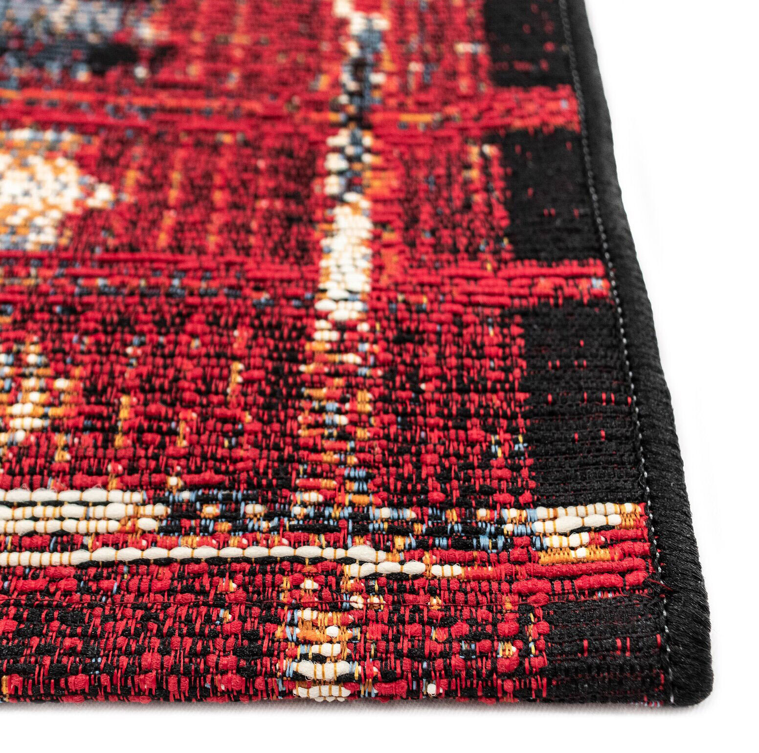 Aperto Red Tribal Pattern Rug