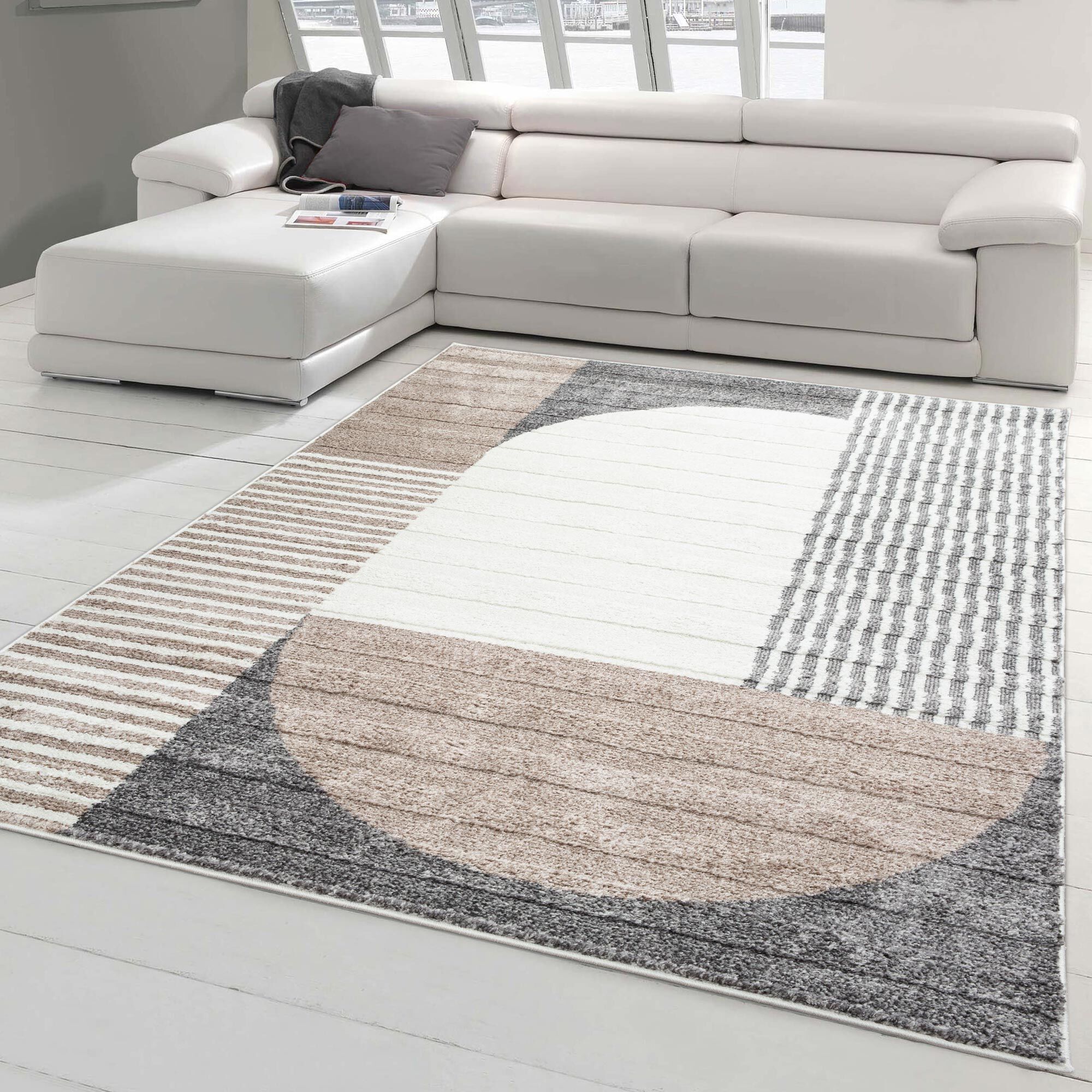 Austin Geometric Striped Rug