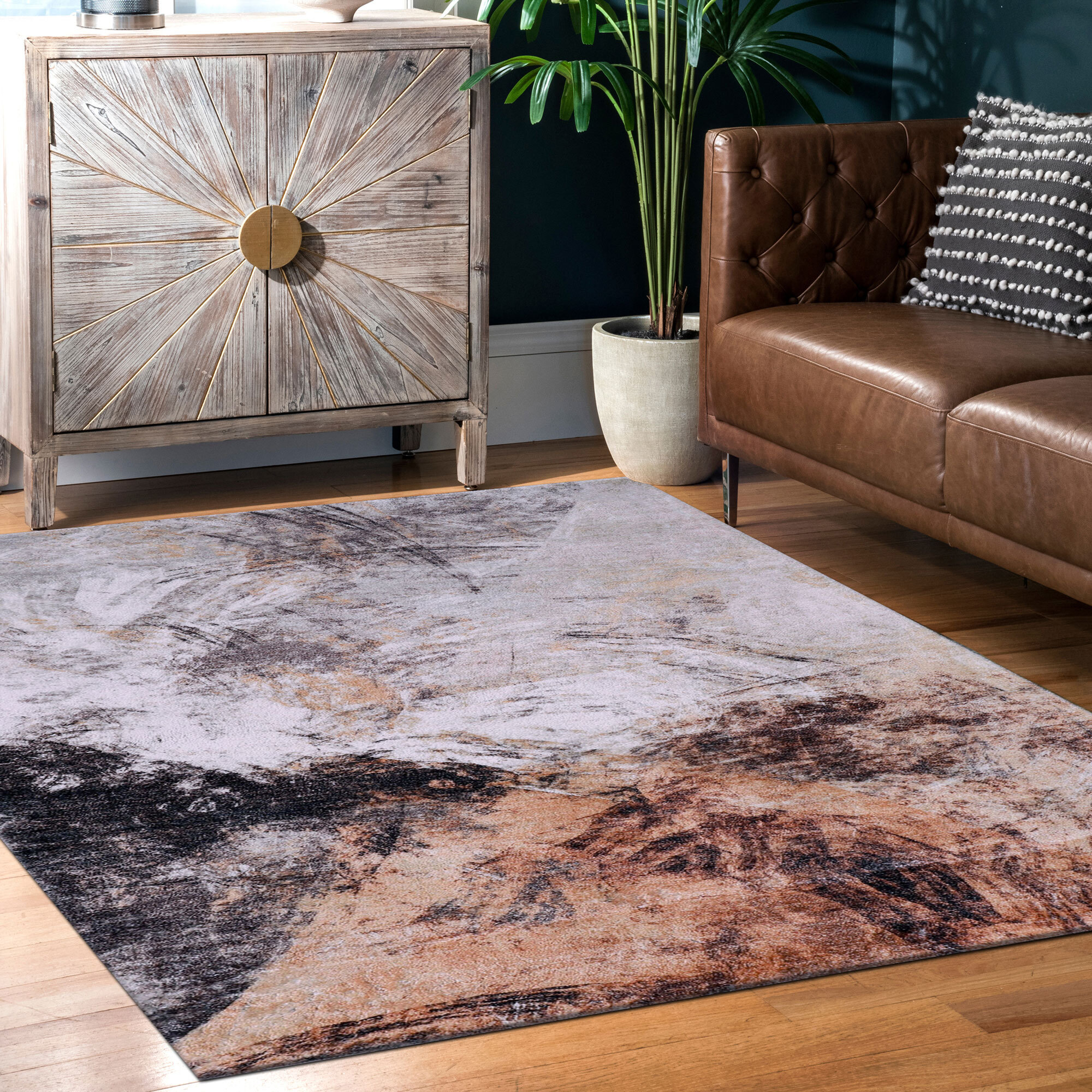 Cato Contemporary Abstract Rug