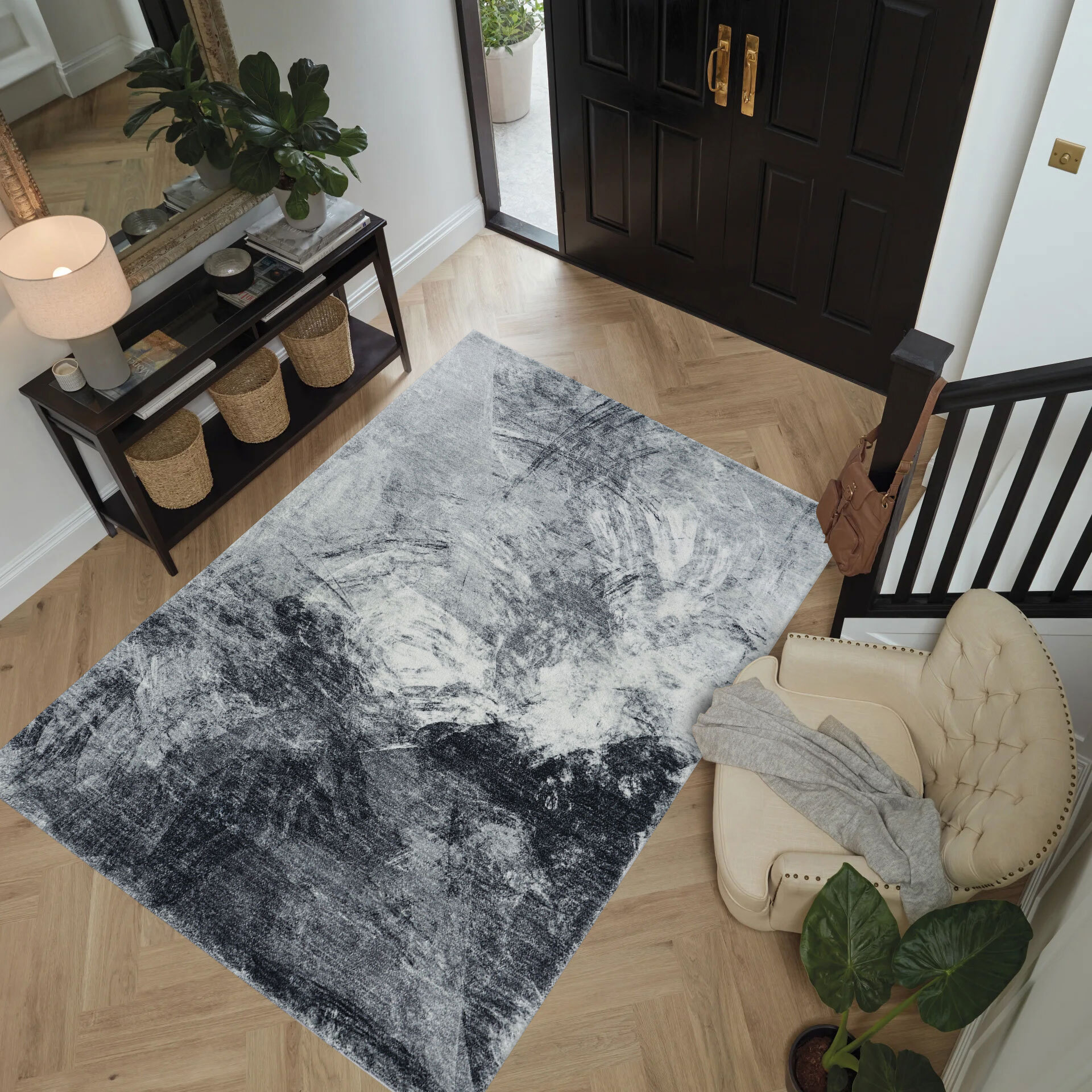 Cato Contemporary Abstract Rug