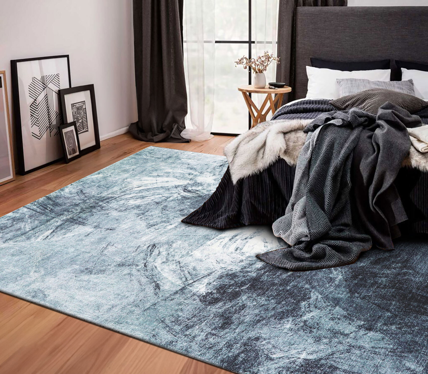 Cato Contemporary Abstract Rug