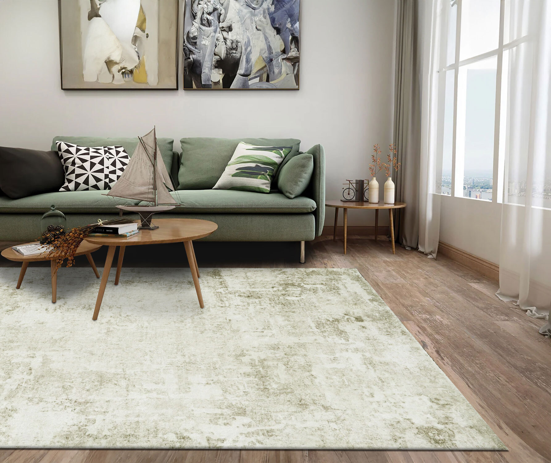 Cato Contemporary Abstract Rug