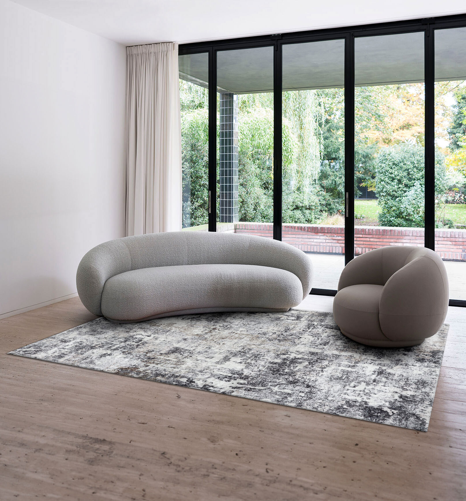 Cato Contemporary Abstract Rug